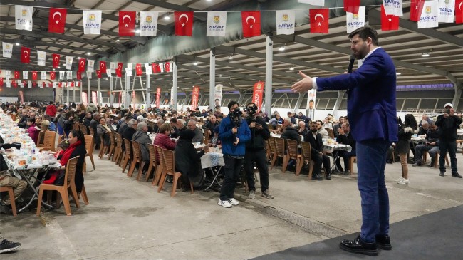 Başkan Boltaç:” Biz bu sofraları kurarken halkın olanı halka veriyoruz”