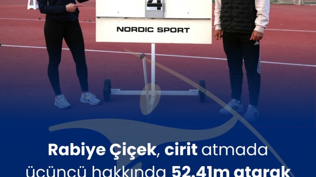 Tarsuslu Sporcu Rabia Çiçek Avrupa Barajını Geçerek Şampiyon Oldu