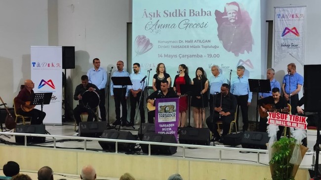 Âşık Sıdkî Baba Anma Gecesiyle Tarsus’ta Yâd Edildi