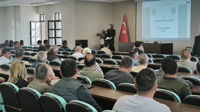 Muhtarlara 2025 Yılı Eğitim Semineri Düzenlendi