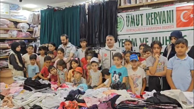 Umut Kervanı Tarsus’tan Bayram Öncesi Yetim ve Muhtaçlara Bayramlık Desteği