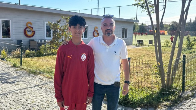 Tarsuslu Futbolcu Galatasaray Antrenmanlarında!