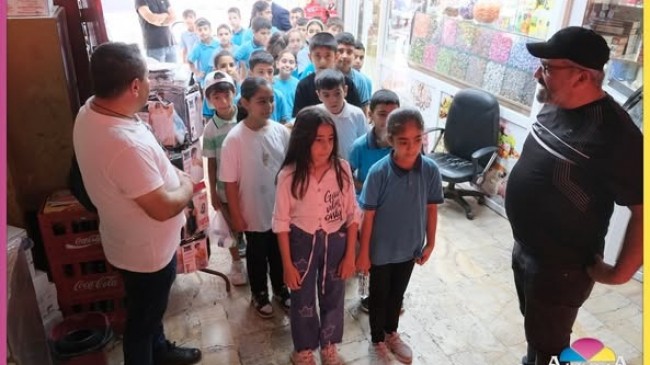 Ali Mistilli İlkokulu Öğrencileri Akkoza Medya Grubu Matbaasını Ziyaret Etti