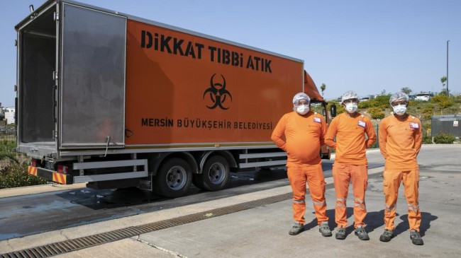 Mersin’de Tıbbi Atıklar Güvenle Toplanıyor ve Bertaraf Ediliyor