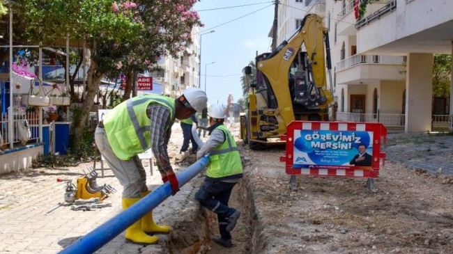 MESKİ, Yapraklıkoy Mevkiinin İçme Suyu Hattını Yeniledi