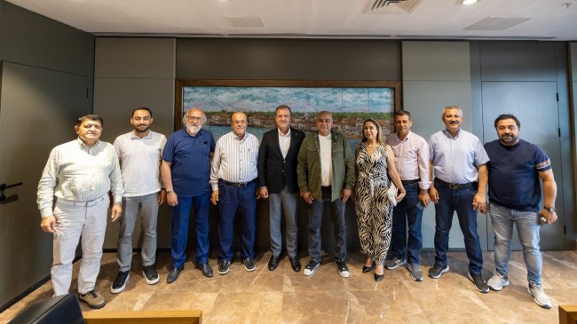 MEDYAD BAŞKANI VE GAZETECİLER SEÇER’İ ZİYARET ETTİ