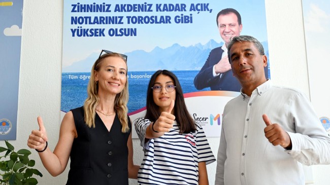 Aydıncık LGS 1.’Si Büyükşehir’in Kurs Merkezi’nden Çıktı