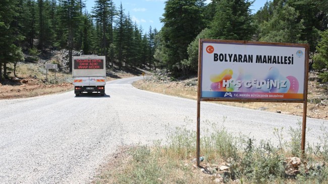 Büyükşehir, Gülnar Kırsalındaki Üstyapı Yatırımlarını Sürdürüyor