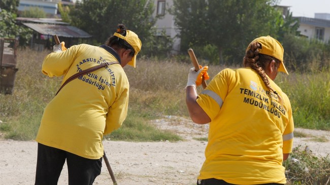 Tarsus Belediyesi Yeşiltepe’de Temizlik ve Bakım Çalışması Yaptı
