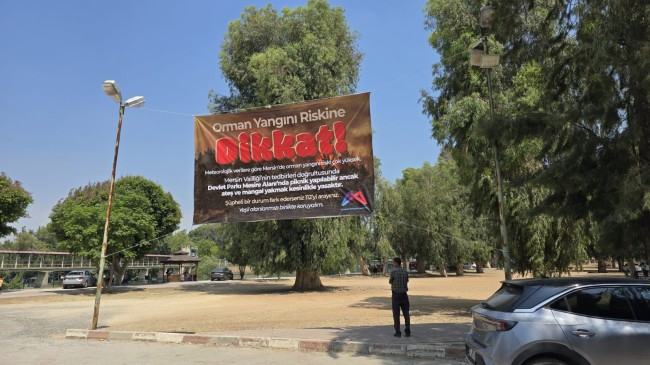 MERSİN BÜYÜKŞEHİR’DEN YANGIN UYARISI “DEVLET PARKI’NDA ATEŞ YAKMAK YASAK”