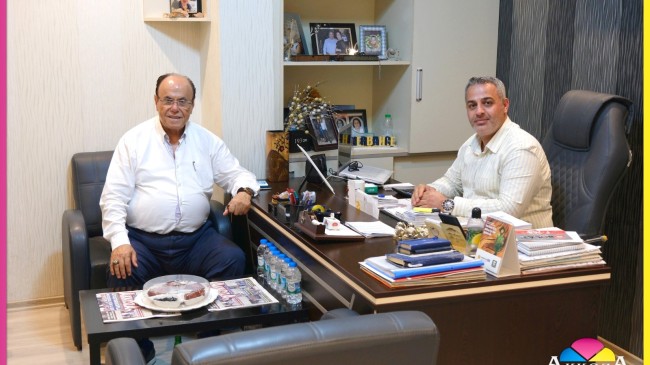 Duayen Gazeteci Mustafa Erdoğan, Akkoza’yı Ziyaret Etti