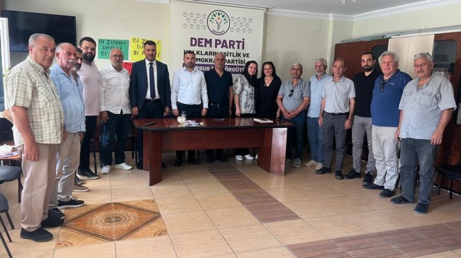 CHP’den Yeni Göreve Gelen İlçe Başkanlarına Ziyaret