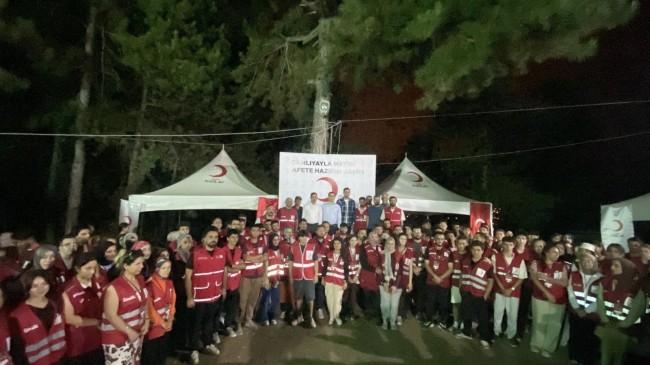 Çamlıyayla Belediyesi, Genç Kızılay’ın Afete Hazırlık Kampına Ev Sahipliği Yaptı