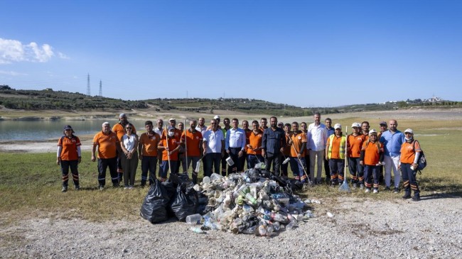 Mersin Büyükşehir Belediyesi’nden Tarsus’ta Berdan Barajı Havzasında Temizlik Çalışması
