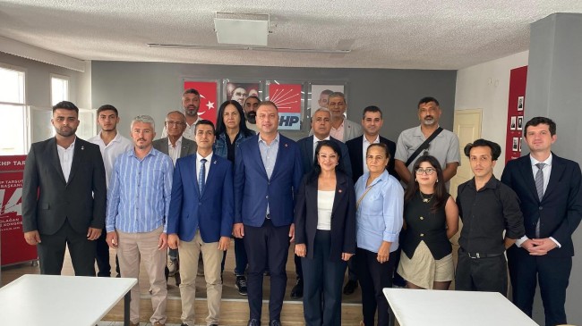 Zafer Partisi’nden CHP İlçe Başkanı Yusuf Tıbık’a Hayırlı Olsun Ziyareti