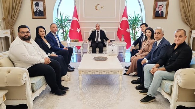 CHP Tarsus İlçe Yönetiminden Kaymakam Akyüz’e Ziyaret