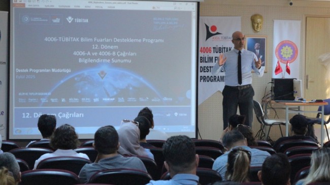 Tarsus’ta TÜBİTAK 4006 Bilim Fuarları İçin Bilgilendirme Toplantısı Düzenlendi