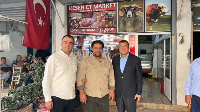 MHP Tarsus İlçe Teşkilatı Yenice Esnafını Ziyaret Etti