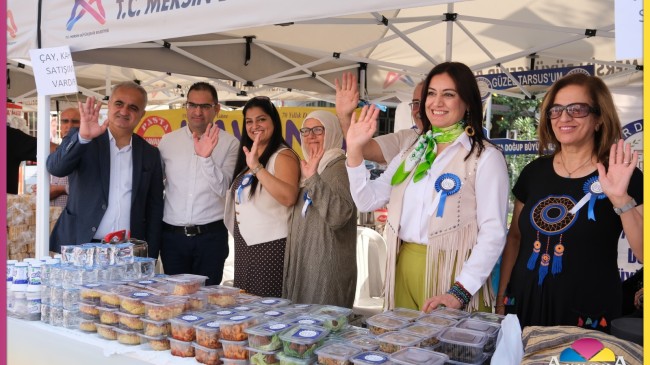 Tarsus Festivalinde Ekolojik Pazar ve Üretici Kadın Stantları İlgi Odağı Oldu