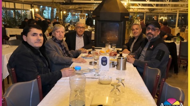 Akkoza Medya “Bedrettin Sarpkaya, Merih Özyaşaroğlu ve Ali Polat ille Akşam Yemeğinde Buluştu”