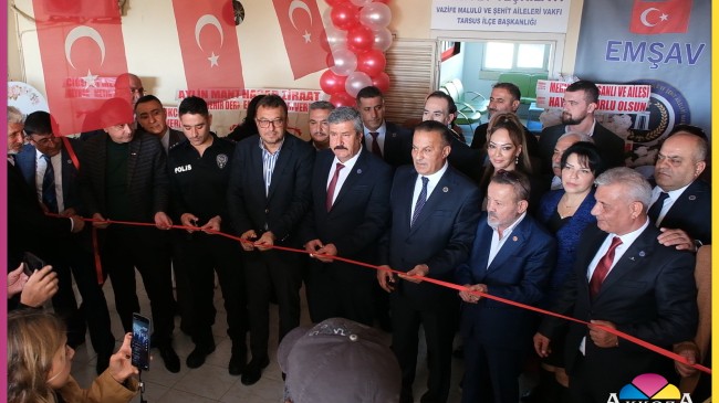 EMŞAV Tarsus Yeni Hizmet Binası Yoğun Katılımla Açıldı
