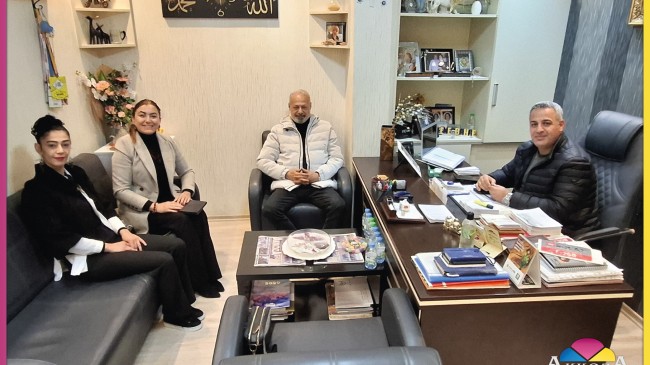 Kent Konseyinden Akkoza Medya Grubuna Ziyaret