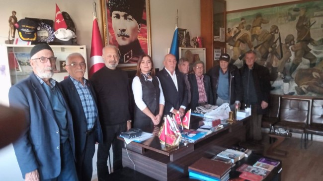 Tarsus Kent Konseyi’nden Muharip Gaziler Derneği’ne Ziyaret