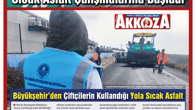 Mersin Büyükşehir Belediyesi Tarsus-Çamlıyayla Şube Müdürlüğü Ekipleri Tarsus Ulubatlı Hasan Caddesi’nde Sıcak Asfalt Çalışmalarına Başladı