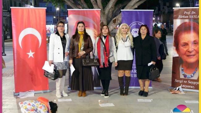 Tarsus’ta Mum Işığında Anma: 5 STK’dan “Cumhuriyet Kadınları Işık Yolu” Etkinliği