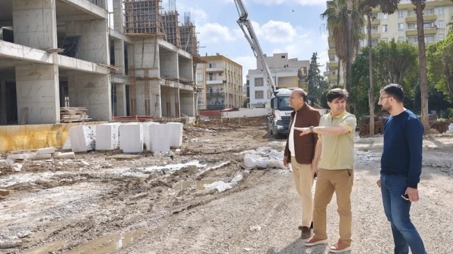Tarsus’ta Okul İnşaatları Yakından Takip Ediliyor