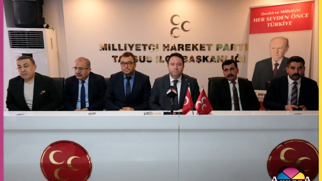MHP Tarsus İlçe Başkanlığı’nda Bayramlaşma Programı Gerçekleştirildi