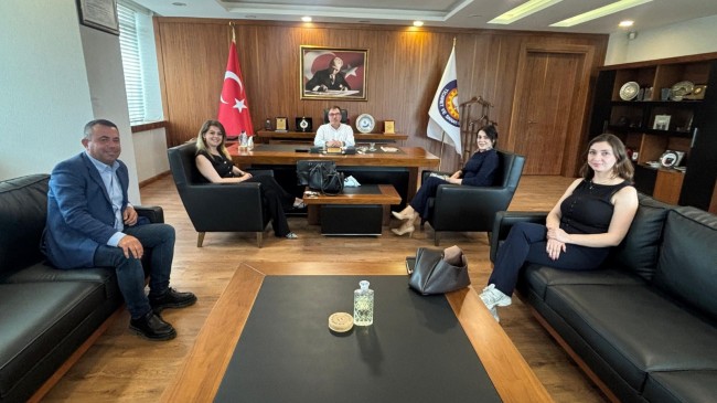 Tarsus Süt Üreticileri Birliği TSO Başkanı Koçak’ı Ziyaret Etti