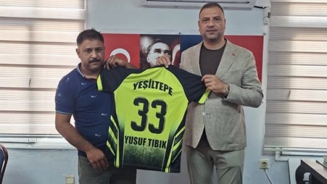 Yeşiltepe Muhtarından Başkan Yusuf Tıbık’a Ziyaret