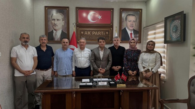 Hacı Özkan’dan AK Parti Tarsus İlçe Başkanlığına Ziyaret