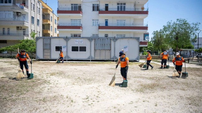 Mersin Büyükşehir, Kurban Bayramı Sonrası Kesim Alanlarında Temizlik Çalışmalarını Tamamladı