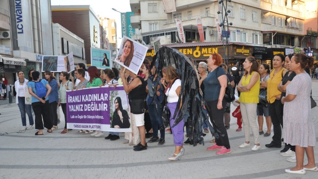 Tarsus Kadın Platformu Yarenlik Alanında Basın Açıklaması Yaptı