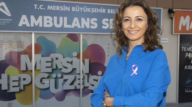 Mersin Büyükşehir Belediyesi personelinden ‘Erken teşhis hayat kurtarır’ mesajı