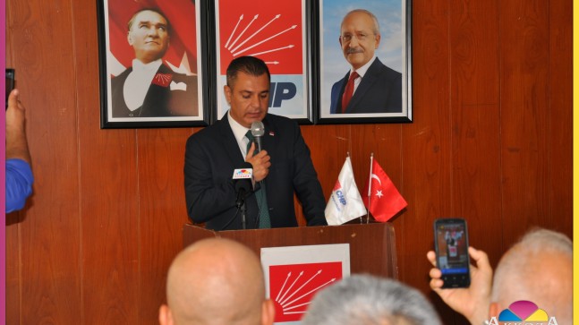 Başkan VARAL : “Sansür Yasasına” Karşı CHP İl ve İlçe örgütleriyle eşzamanlı basın açıklaması gerçekleştirildi.