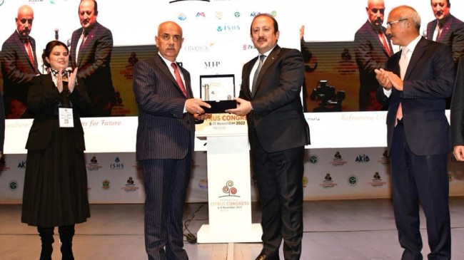 Tarım ve Orman Bakanı Sayın Prof. Dr. Vahit Kirişçi’nin katılımıyla 14. Uluslararası Turunçgil Kongresinin açılışı gerçekleştirildi.