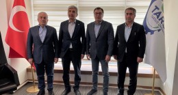 AK Parti Mersin Milletvekili Ali Cumhur Taşkın ve beraberinde AK Parti İlçe Heyeti Tarsus Ticaret ve Sanayi Odası’nı ziyaret etti