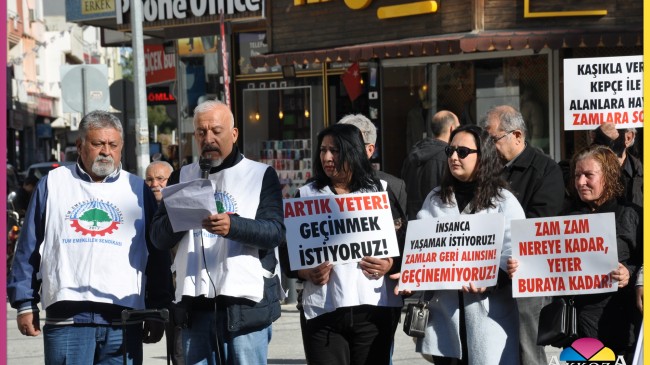 TÜM EMEKLİLERİN SENDİKASI TARSUS ŞUBESİ, YARENLİK ALANINDA BASIN AÇIKLAMASI DÜZENLEDİ