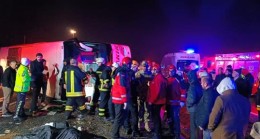 Diyarbakır’da yolcu otobüsü devrildi: 1’i bebek 5 ölü, 23 yaralı