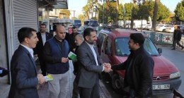 HÜDA PAR’dan Çarşı esnafına ziyaret