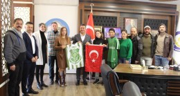 Musalla Gücü Spor Kulübü ,Ticaret Borsası Başkanı Ali Seçer’i Ziyaret etti