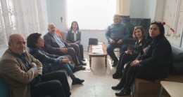 NURCAN YILDIZ, TARSUS TÜM EMEKLİLERİN SENDİKASINI ZİYARET ETTİ