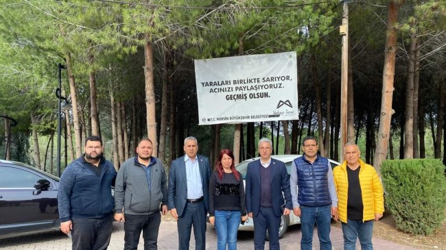 CHP Mersin Milletvekili Alpay Antmen ve CHP Tarsus İlçe Teşkilatı Depremzedelerimizi Ziyaret etti