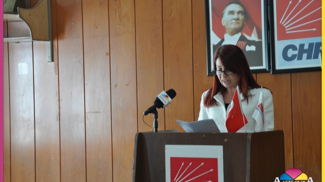 CHP Tarsus Kadın Kolları Başkanı Belda BOROĞLU ;  CUMHURİYET BİR KADIN DEVRİMİDİR