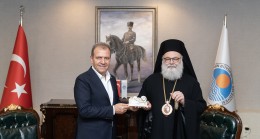 Başkan Seçer, Antakya Ve Tüm Doğu Ortodoksları Patriği 10. Yuhanna Yazıcı’yla Bir Araya Geldi