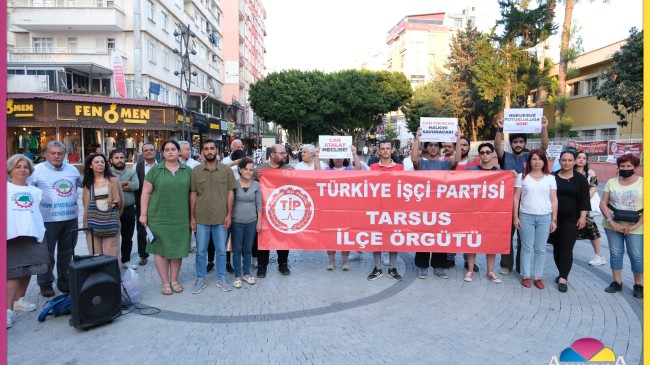 Türkiye İşçi Partisi Tarsus İlçe Başkanı Banu BOLAT: ” Can Atalay Neden Hala Serbest Bırakılmadı? “