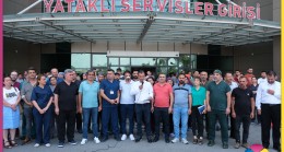 Öz Sağlık İş Sendikası Tarsus Devlet Hastanesi Önünde ” Darp Edilen Personellere” İlişkin Basın Açıklaması Yaptı